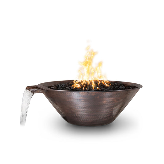 REMI FIRE & WATER BOWL - HAMMERED COPPER - catalog view