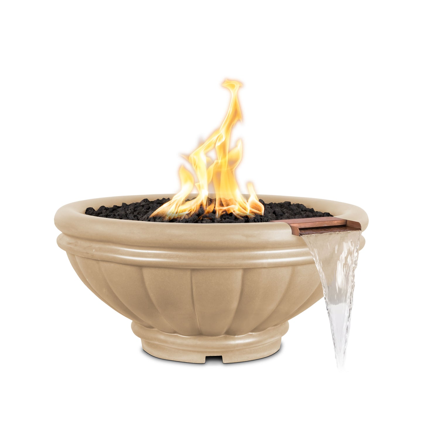 ROMA FIRE AND WATER BOWL -GFRC CONCRETE - catalog view