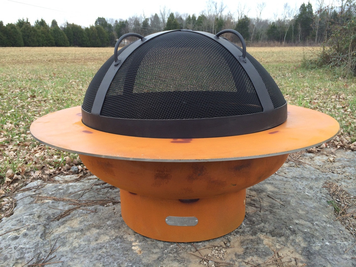 Saturn Fire Pit - side view