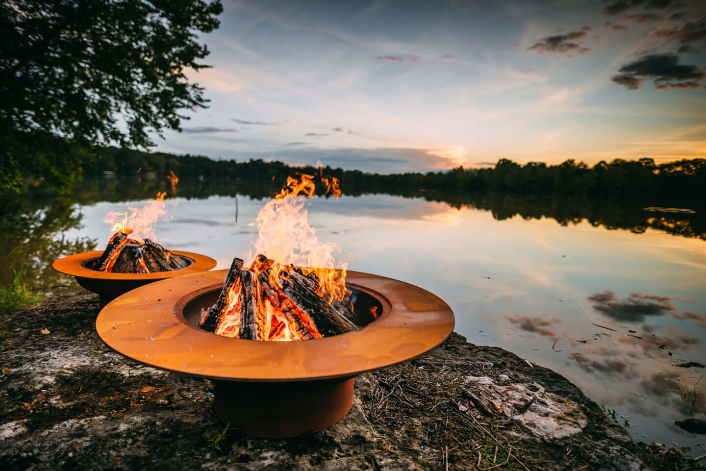 Magnum Fire Pit - side view