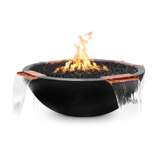 SEDONA FIRE & WATER BOWL - 4 WAY SPILL - GFRC CONCRETE - catalog view