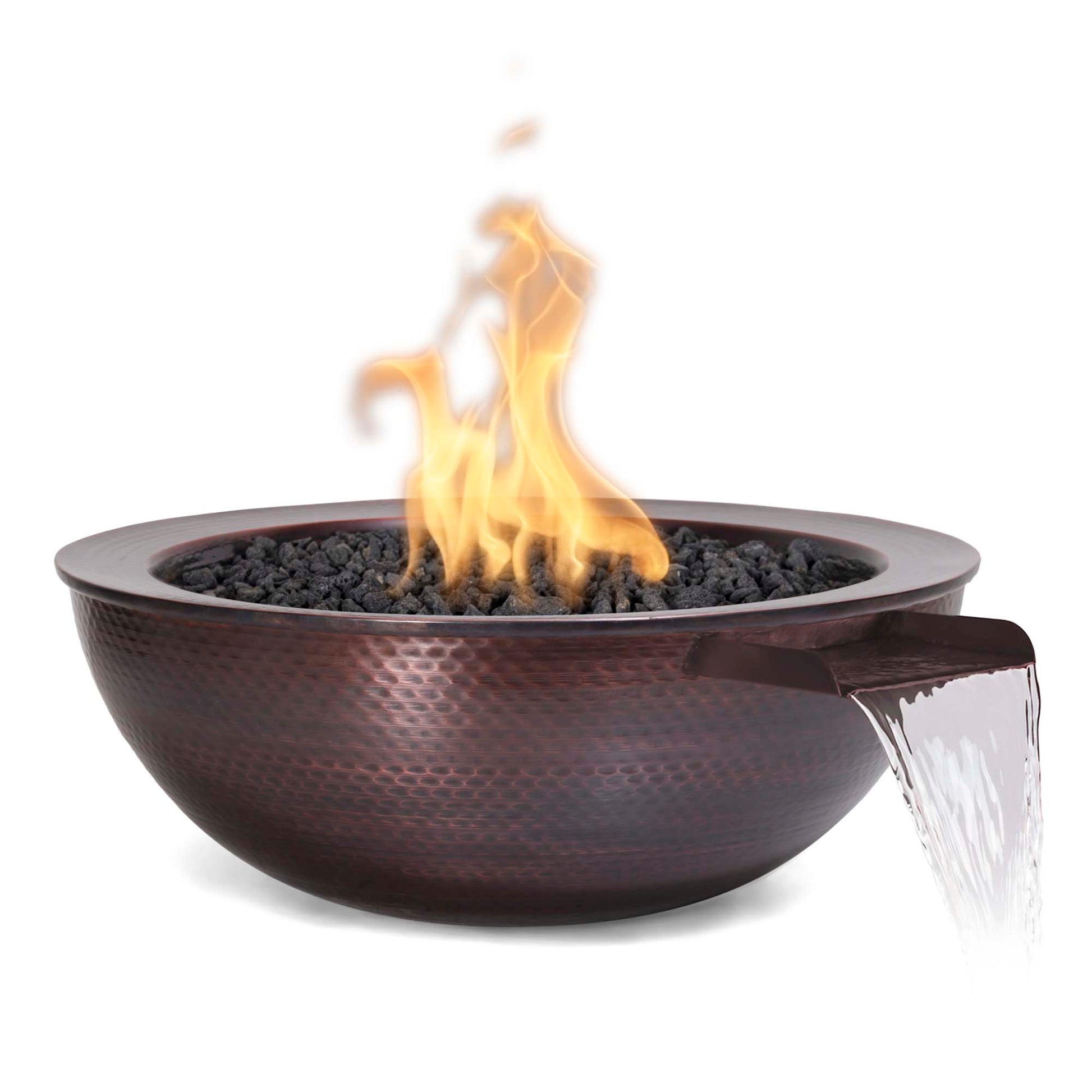 SEDONA FIRE & WATER BOWL - HAMMERED COPPER - catalog view