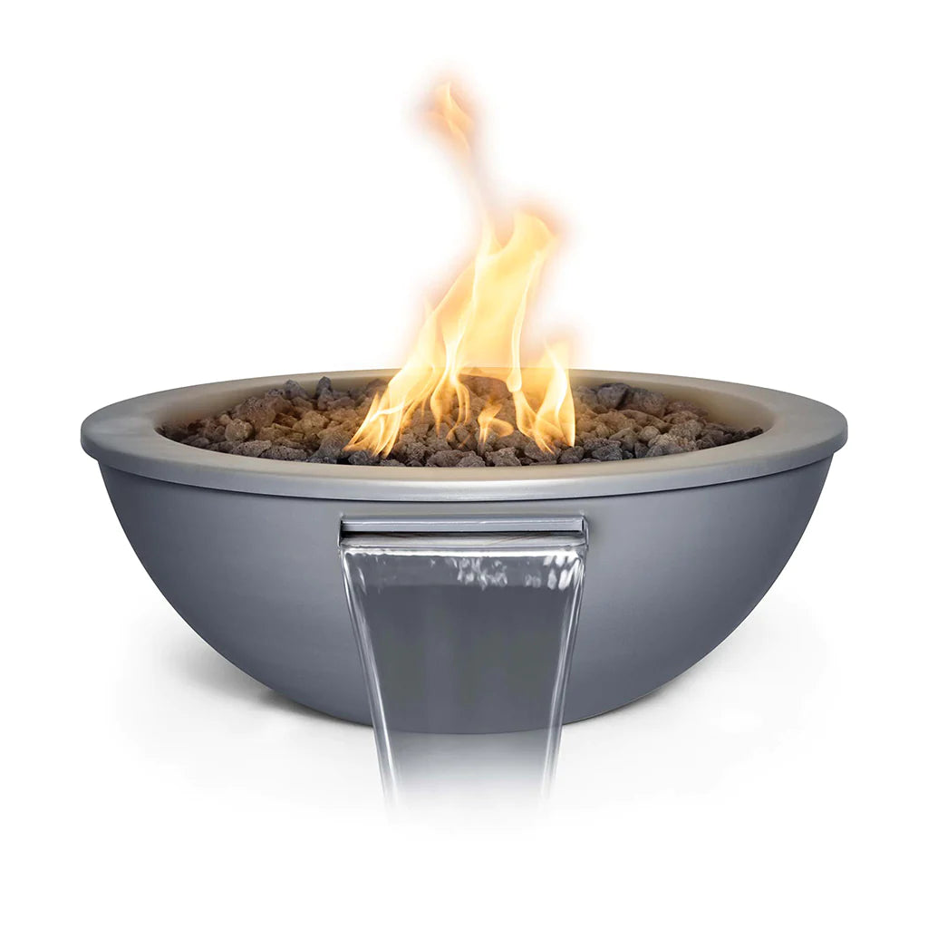 SEDONA FIRE & WATER BOWL - POWDER COATED METAL - catalog view