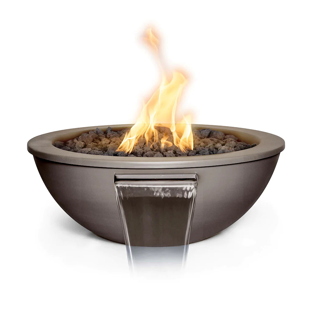 SEDONA FIRE & WATER BOWL - POWDER COATED METAL - catalog view