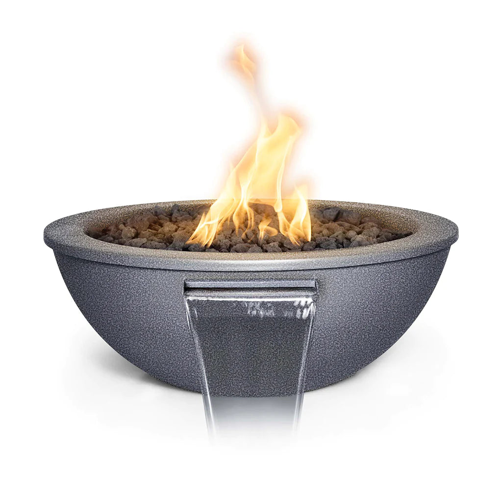 SEDONA FIRE & WATER BOWL - POWDER COATED METAL - catalog view