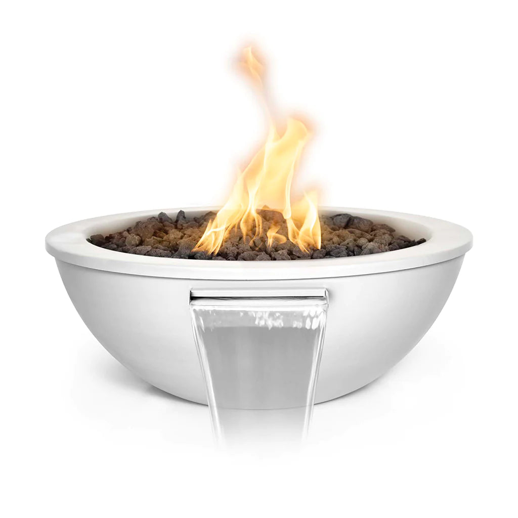 SEDONA FIRE & WATER BOWL - POWDER COATED METAL - catalog view