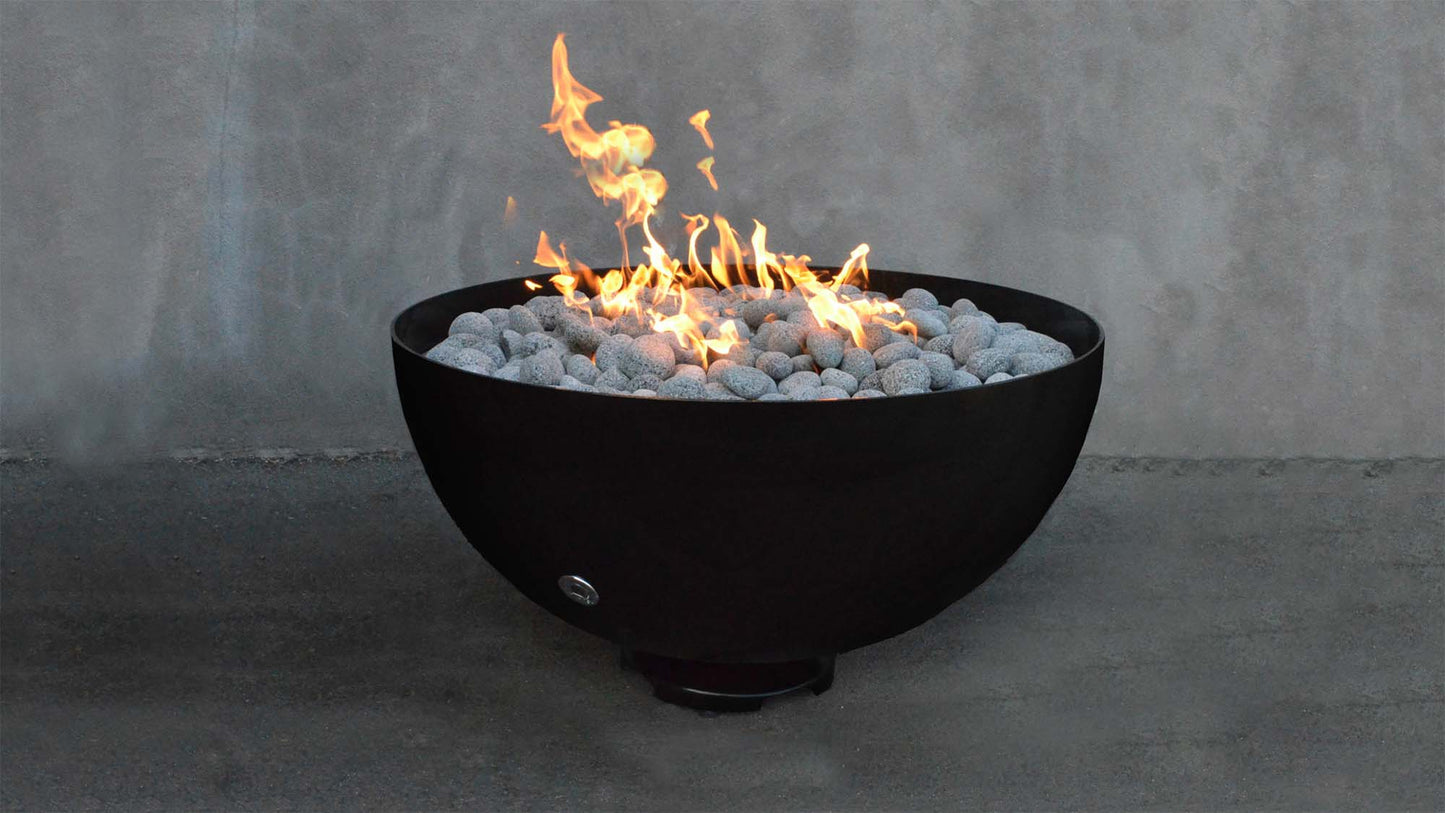 SONOMA FIRE PIT - GFRC CONCRETE - side view