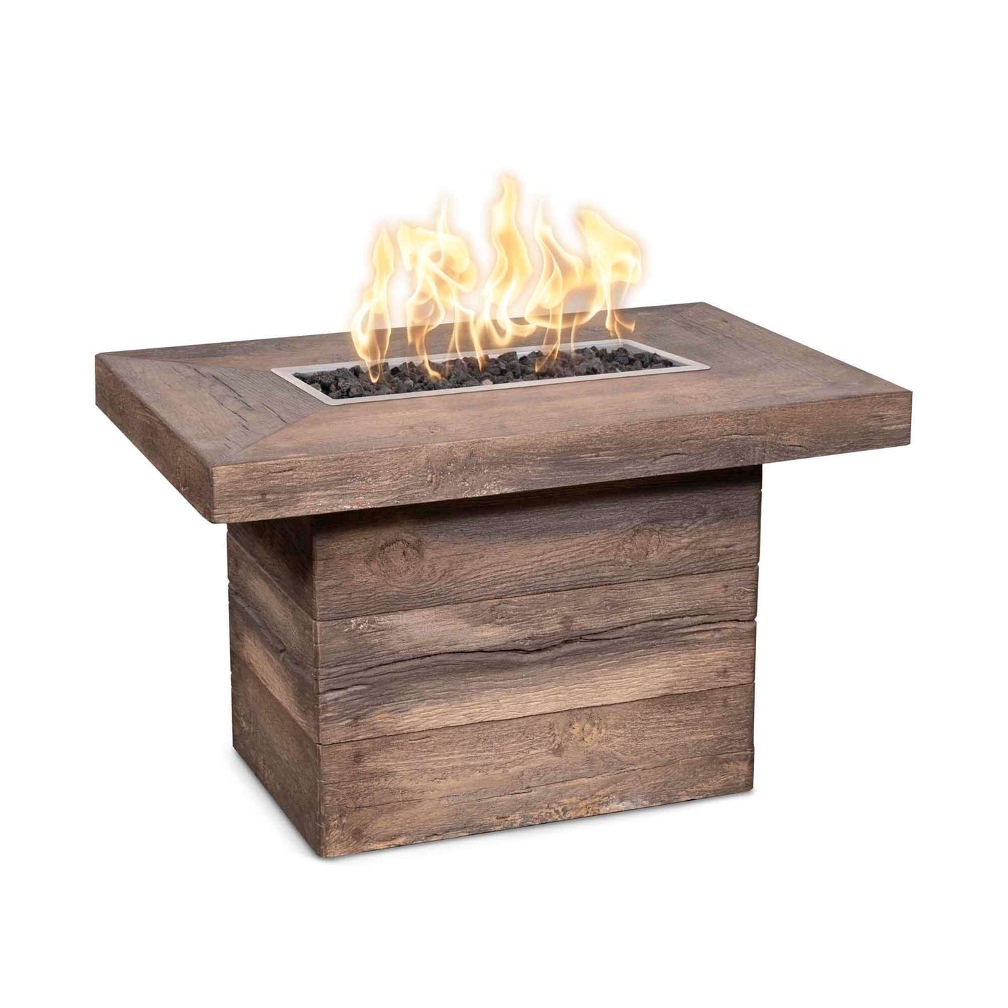 ALBERTA FIRE TABLE - WOODGRAIN/BLACK AND WHITE COLLECTION - catalog view