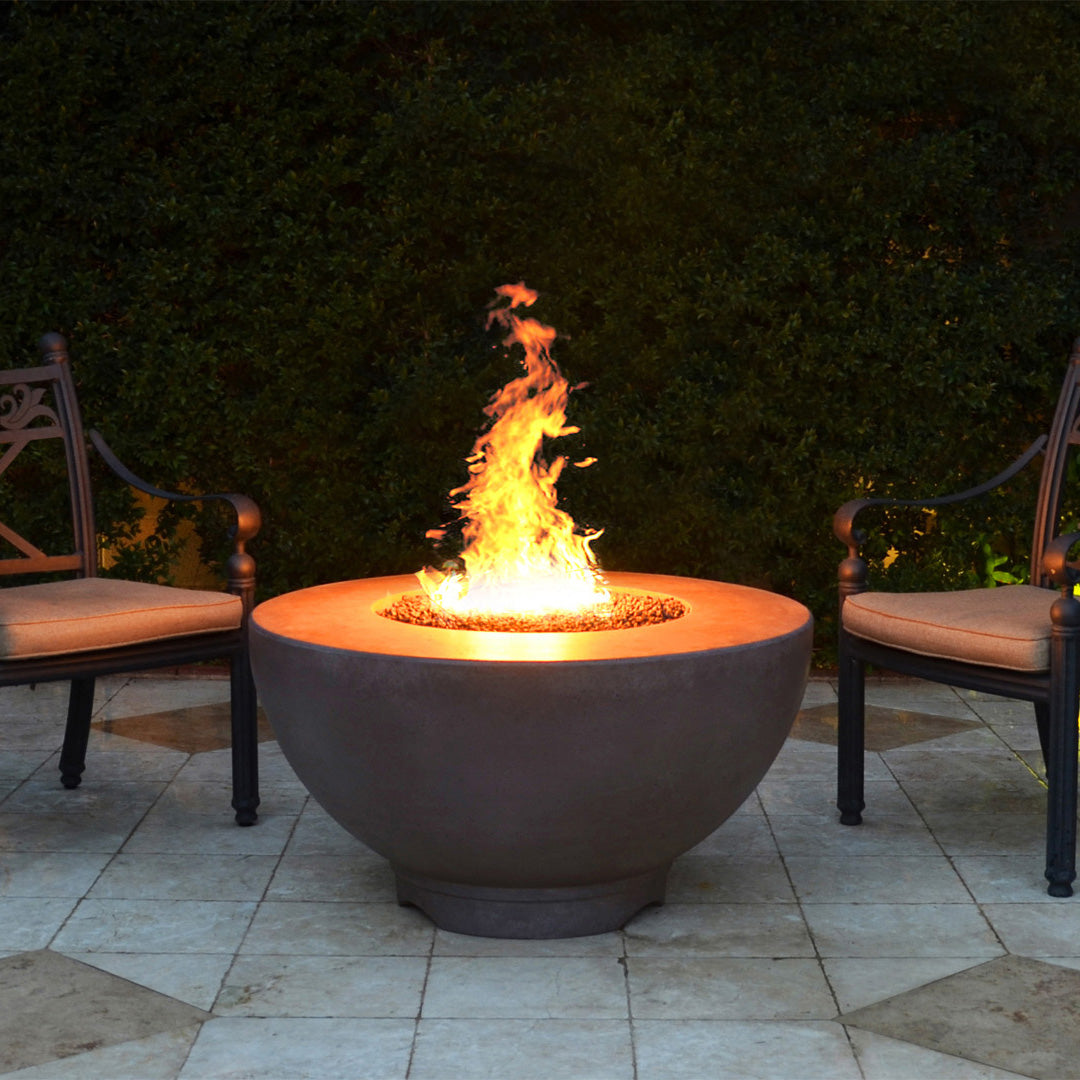 SIENNA FIRE PIT - GFRC CONCRETE - side view