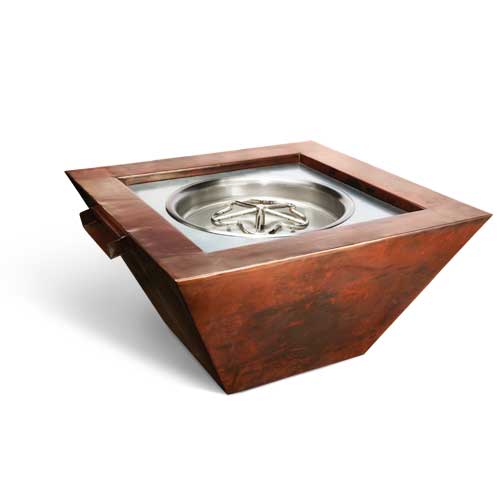 SIERRA FIRE & WATER BOWL - SMOOTH COPPER - catalog view