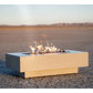CORONADO FIRE PIT - POWDER COATED - side view patio
