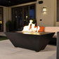 GEO RECTANGLE FIRE PIT - side view 