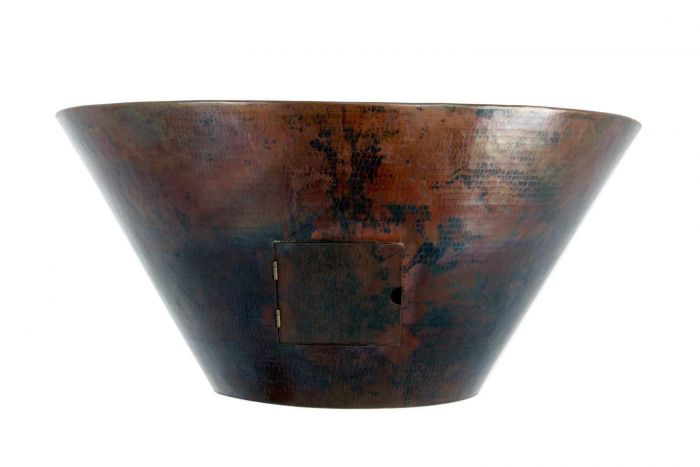 MESA FIRE & WATER BOWL - HAMMERED COPPER - catalog view