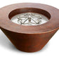 MESA FIRE BOWL - HAMMERED COPPER - catalog view