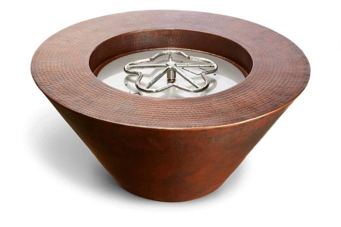 MESA FIRE BOWL - HAMMERED COPPER - catalog view