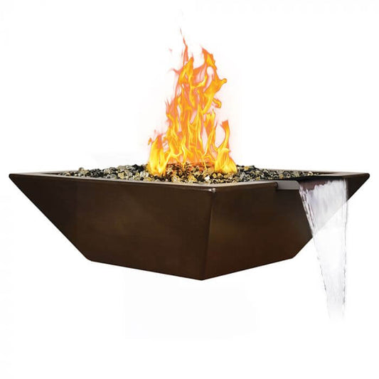 GEO SQUARE FIRE & WATER BOWL - catalog view