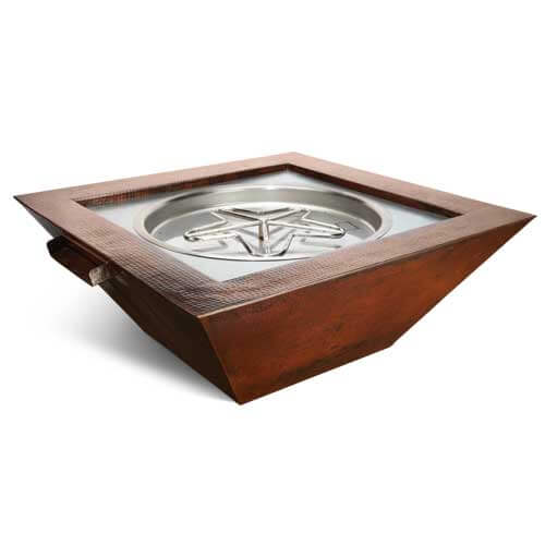 HPC SEDONA FIRE & WATER BOWL - HAMMERED COPPER - catalog view