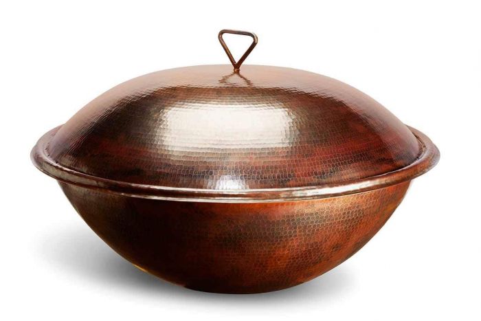 TEMPE FIRE BOWL - HAMMERED COPPER - catalog view