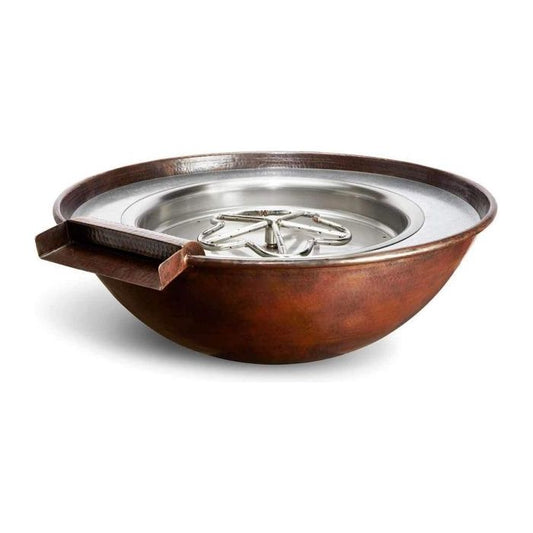 TEMPE FIRE & WATER BOWL - HAMMERED COPPER - catalog view
