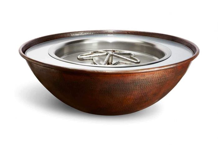 TEMPE FIRE BOWL - HAMMERED COPPER - catalog view