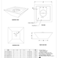 MAYA FIRE BOWL - POWDER COATED METAL - spec sheet